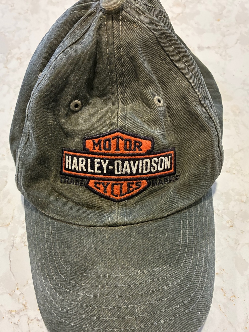 Harley-Davidson Logo Gray Baseball Cap